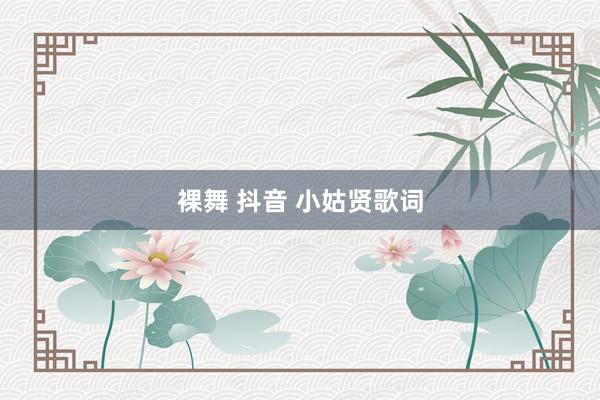 裸舞 抖音 小姑贤歌词