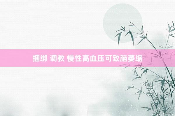 捆绑 调教 慢性高血压可致脑萎缩